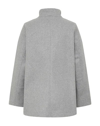 Fransa - FRWilla 1 Jakke - Light Grey Melange 